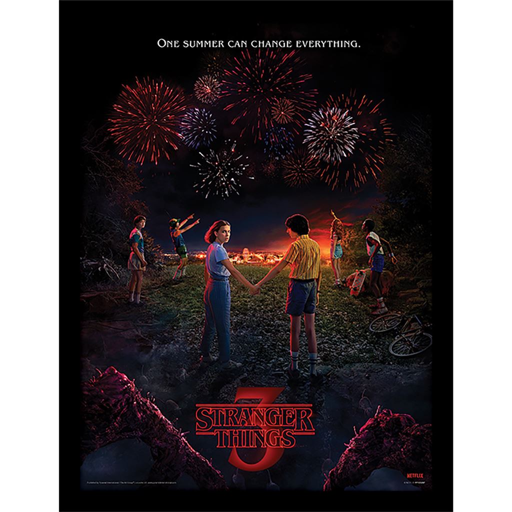 Stranger Things Gerahmtes Bild One Summer Season 3