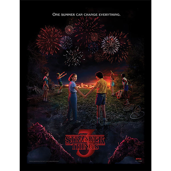 Stranger Things Gerahmtes Bild One Summer Season 3