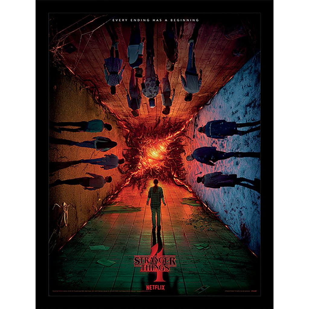 Stranger Things Gerahmtes Bild Every Ending Has A Beginning Season 4
