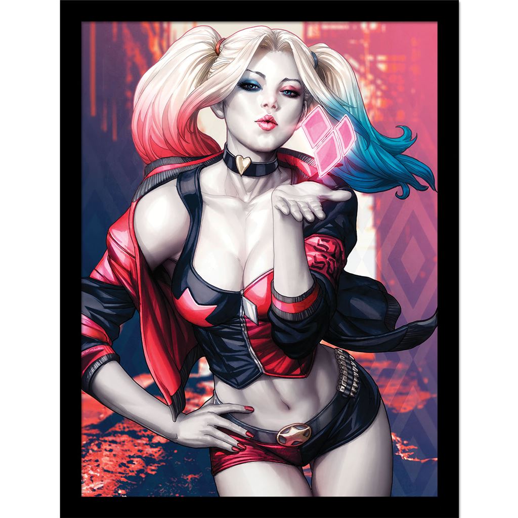 Batman Gerahmtes Bild Harley Quinn Blow