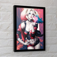 Batman Gerahmtes Bild Harley Quinn Blow