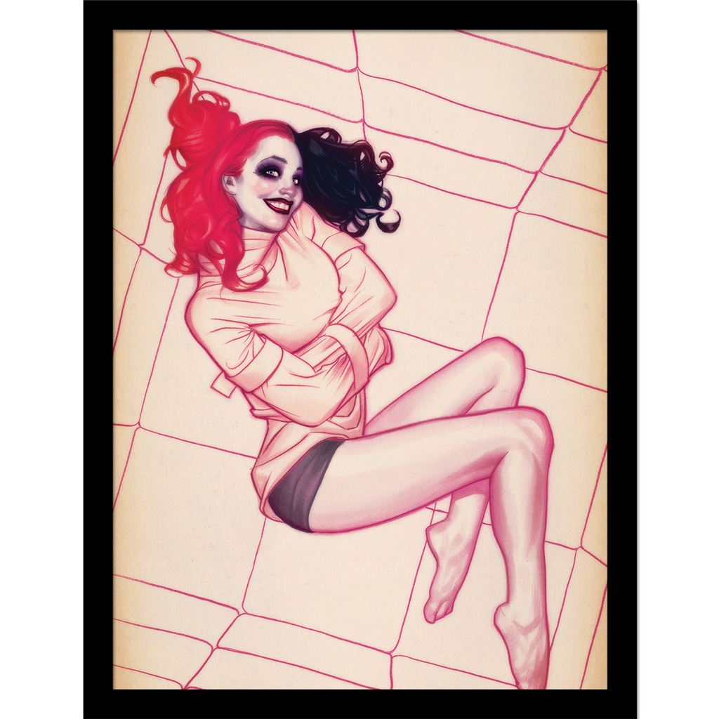 Batman Gerahmtes Bild Harley Quinn Padded Room