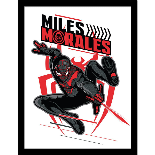Spider-Man Gerahmtes Bild Miles Morales