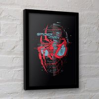 Spider-Man Gerahmtes Bild Glitch