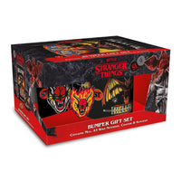 Stranger Things Tasse Hellfire Gift Set mit Notizblock, Untersetzer und Schlüsselanhänger