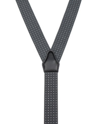 Schompi Herren Retro Hosenträger Vintage Gepunktet Rockabilly Y-Form Braces Breit Farbauswahl Extra Stark