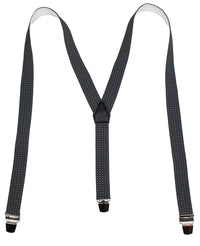 Schompi Herren Retro Hosenträger Vintage Gepunktet Rockabilly Y-Form Braces Breit Farbauswahl Extra Stark