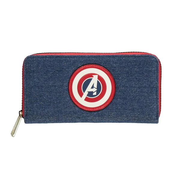 The Avengers Geldbörse Denim Logo