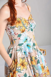 Hell Bunny Träger Kleid Pattaya