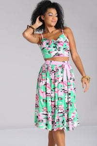 Hell Bunny Rock Kai Skirt