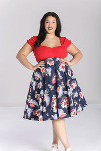 Hell Bunny Rock Misa Skirt