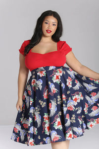Hell Bunny Rock Misa Skirt