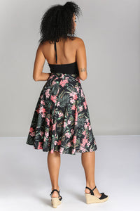 Hell Bunny Rock Calypso 50's Tropical Swing Skirt