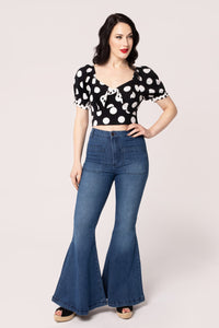 Hell Bunny Crop Top Dolores