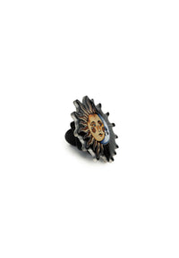 Hell Bunny Anstecknadel Solaris Sun & Moon Pin Badge