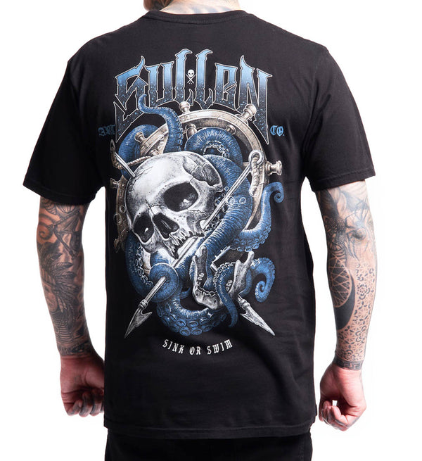 Sullen Clothing T-Shirt Harpoon Skull