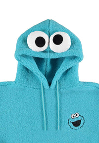 Sesamstraße Kapuzenpullover Cookie Monster Plush Hoodie