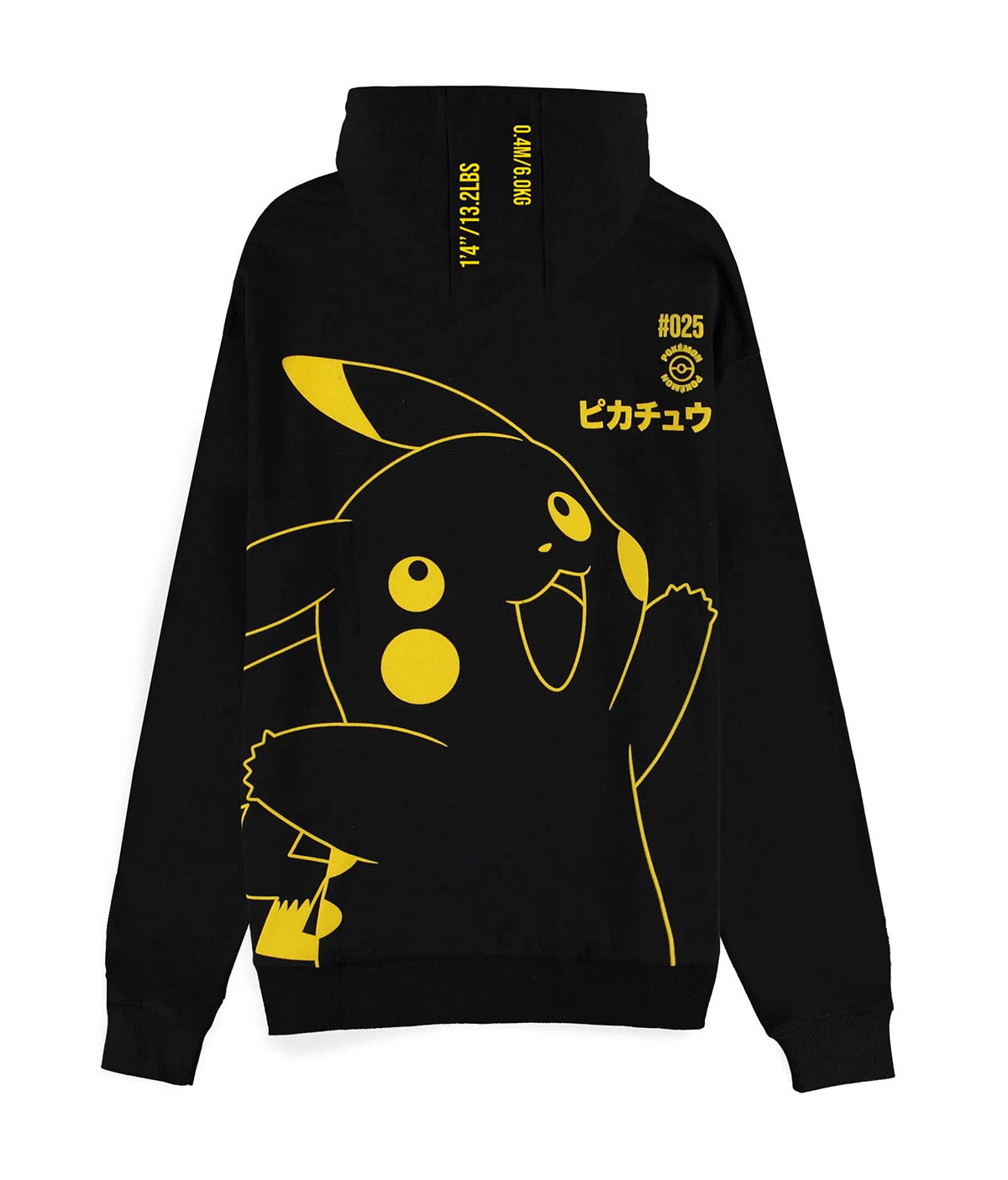 Pokémon Kapuzenjacke Pikachu Outline