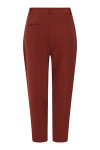 Hell Bunny Hose Ravenwood Trousers Braun