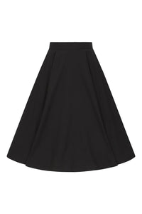 Hell Bunny Rock Abi 50's Skirt Schwarz