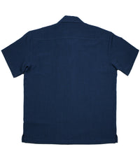 Steady Clothing Hemd Three Star Panel Blau