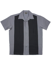Steady Clothing Hemd Poplin Wide Panel Charcoal Black