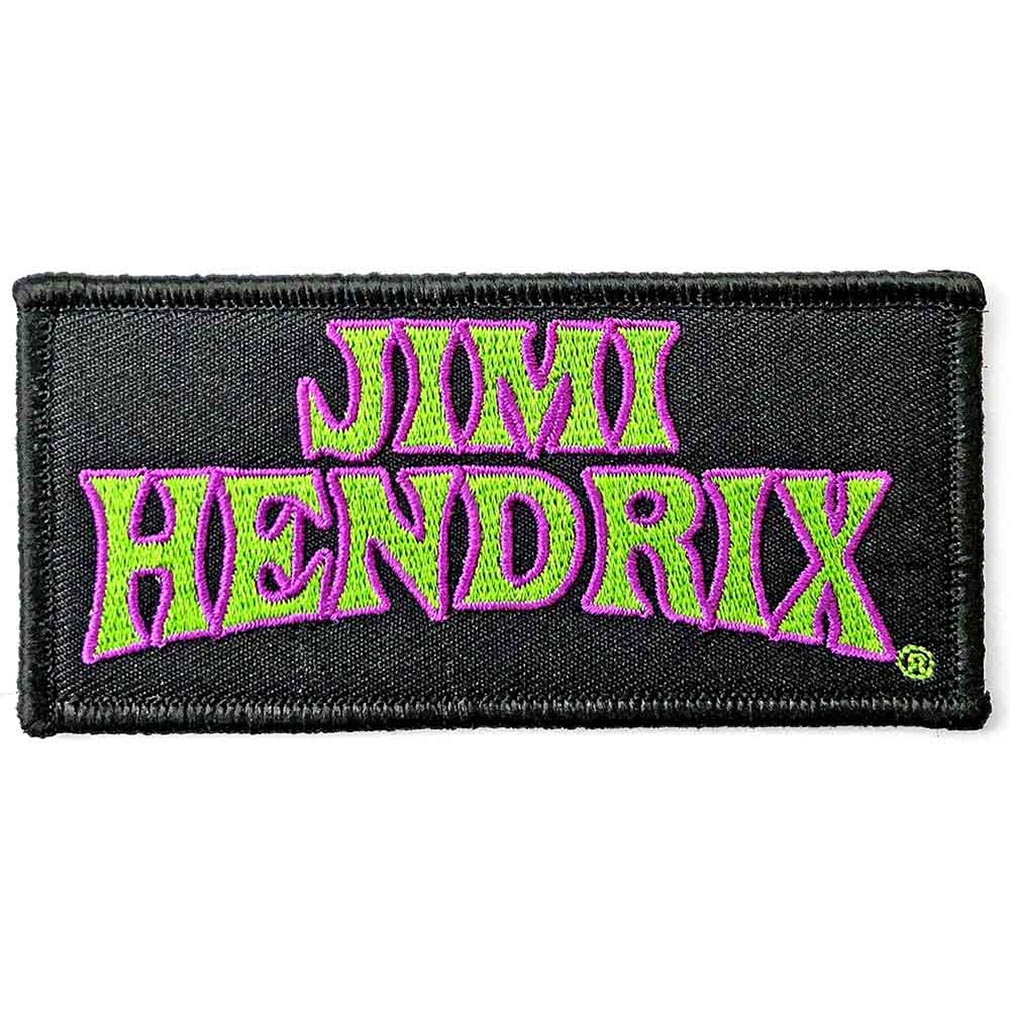 Jimi Hendrix Aufnäher Arched Logo Iron-On Patch