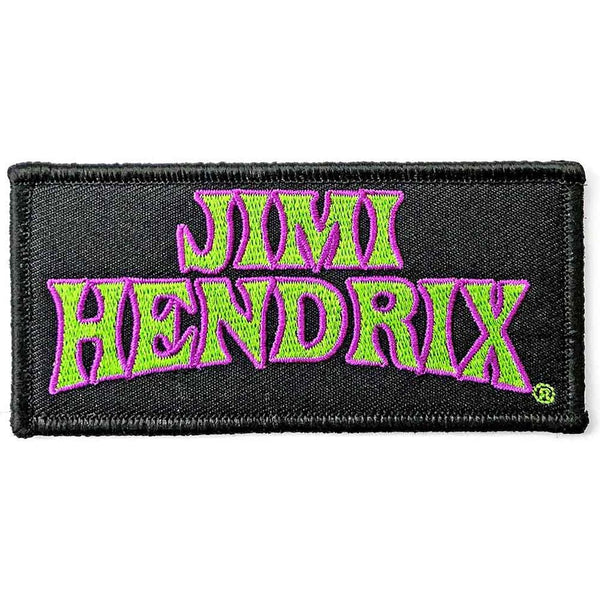 Jimi Hendrix Aufnäher Arched Logo Iron-On Patch