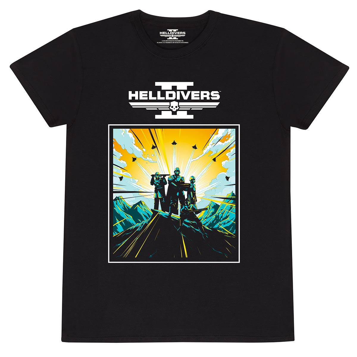 Helldivers 2 T-Shirt 2D Art And Logo