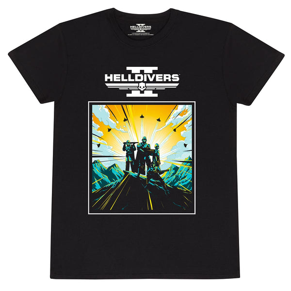 Helldivers 2 T-Shirt 2D Art And Logo