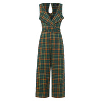 Dolly and Dotty Jumpsuit Sylvia Green Tartan