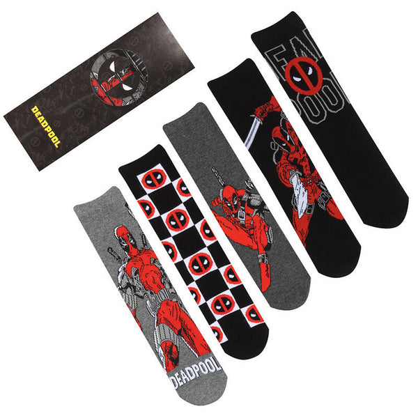 Deadpool Socken Merc With A Mouth 5-Paar