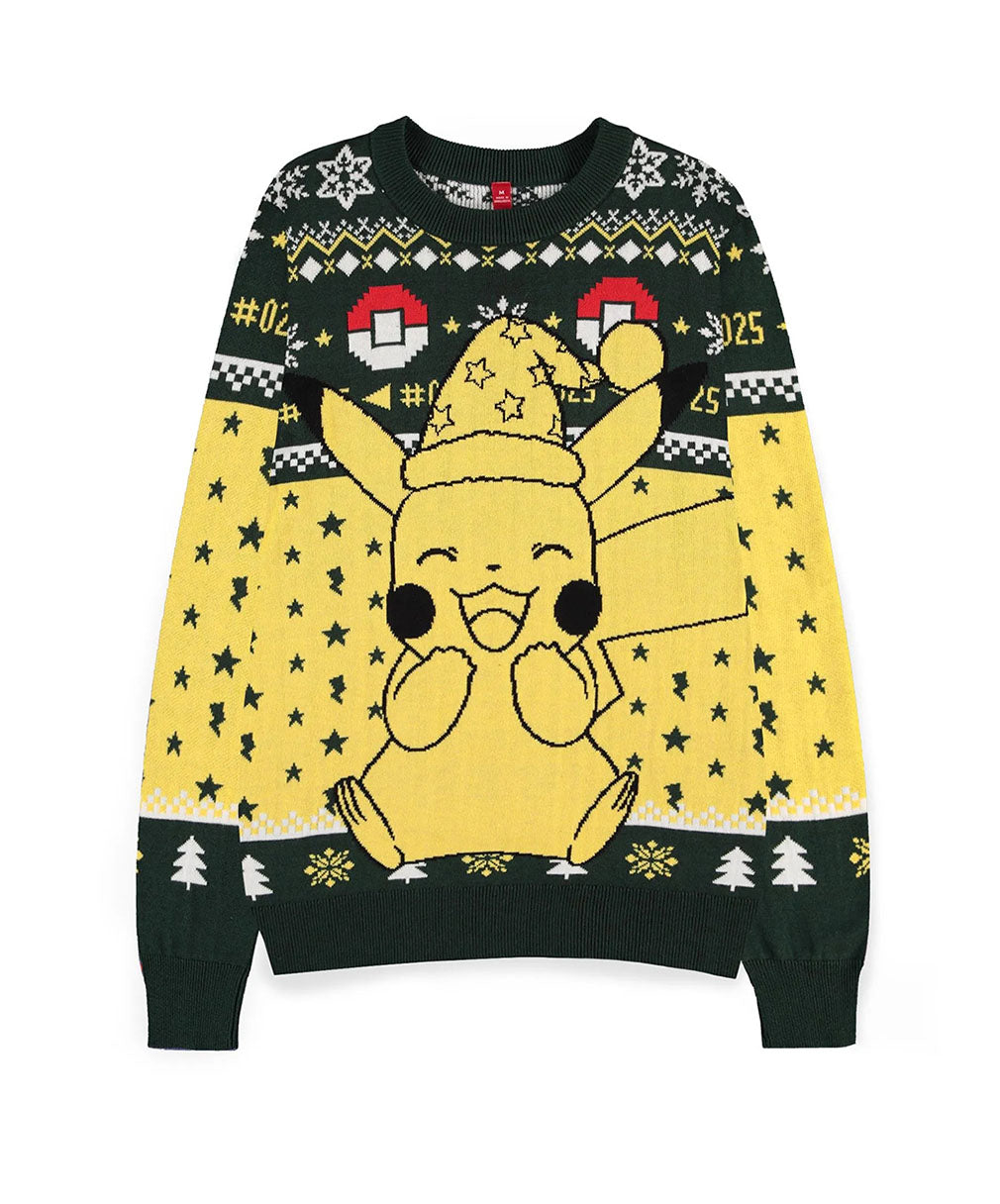 Pokémon Weihnachtspullover Pikachu