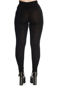 Banned Alternative Leggings Space Cat
