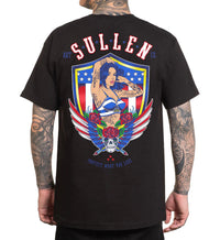 Sullen Clothing T-Shirt Land Of The Free Schwarz