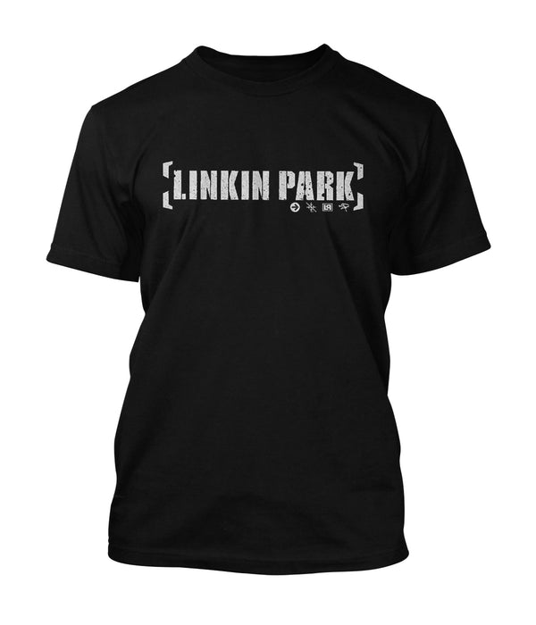 Linkin Park T-Shirt Bracket Logo Schwarz