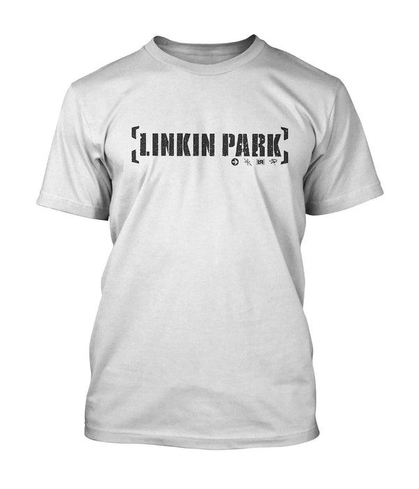 Linkin Park T-Shirt Bracket Logo Weiß