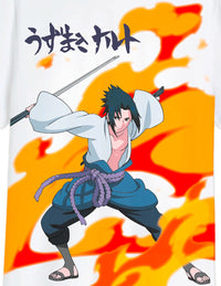 Naruto T-Shirt Sasuke Flames