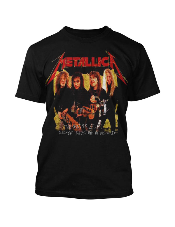 Metallica T-Shirt Garage Photo Yellow