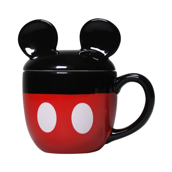 Micky Maus Tasse mit Deckel Mickey Mouse Ears