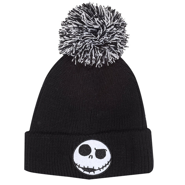 The Nightmare Before Christmas Mütze Jack Face Badge Beanie
