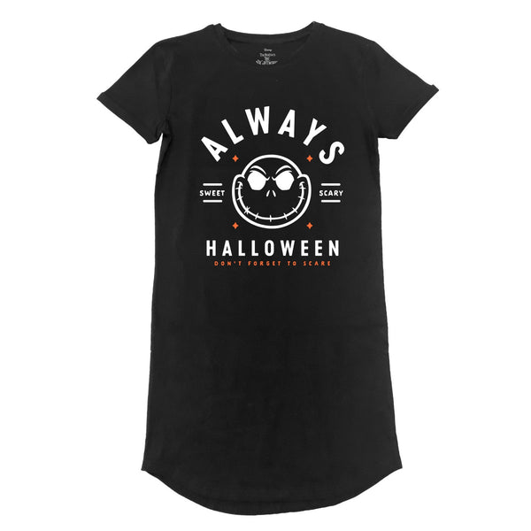 The Nightmare Before Christmas T-Shirt Always Halloween Longshirt