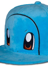 Pokémon Snapback Cap Schiggy Squirtle Eyes Plush