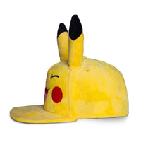 Pokémon Snapback Cap Happy Pikachu Plush Face