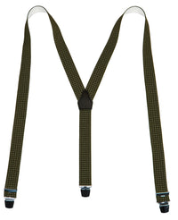 Schompi Herren Retro Hosenträger Vintage Gepunktet Rockabilly Y-Form Braces Breit Farbauswahl Extra Stark