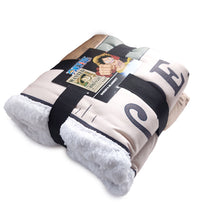 One Piece Decke Wanted Luffy Sherpa Blanket