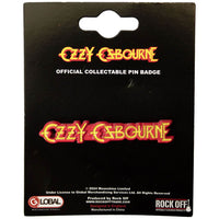 Ozzy Osbourne Anstecknadel Classic Logo Pin Badge