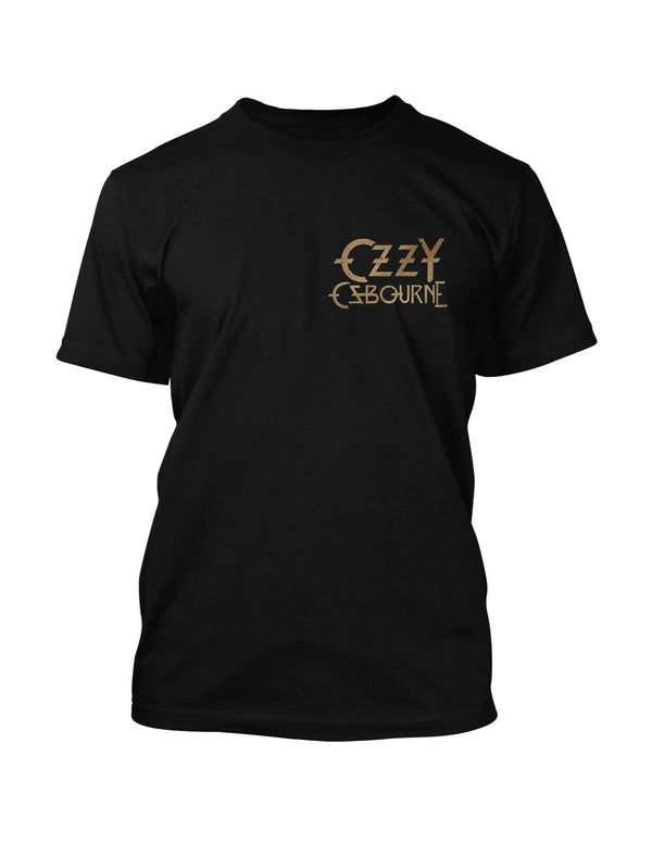 Ozzy Osbourne T-Shirt Patient No. 9 Gold Logo