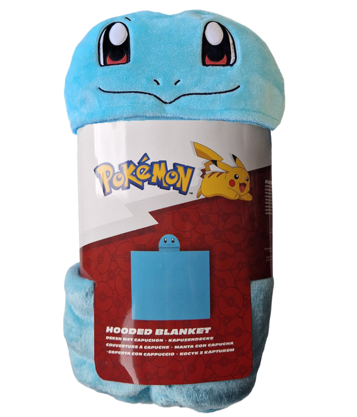 Pokémon Decke Squirtle Schiggy mit Kapuze