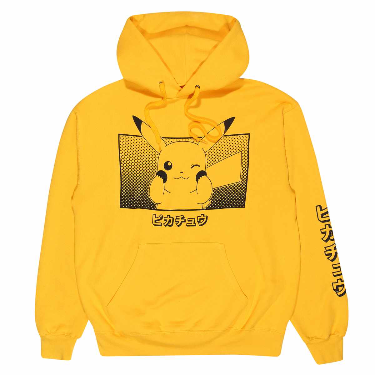 Pokémon Kapuzenpullover Pikachu Katakana